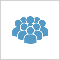 Teamwork symbol on black background